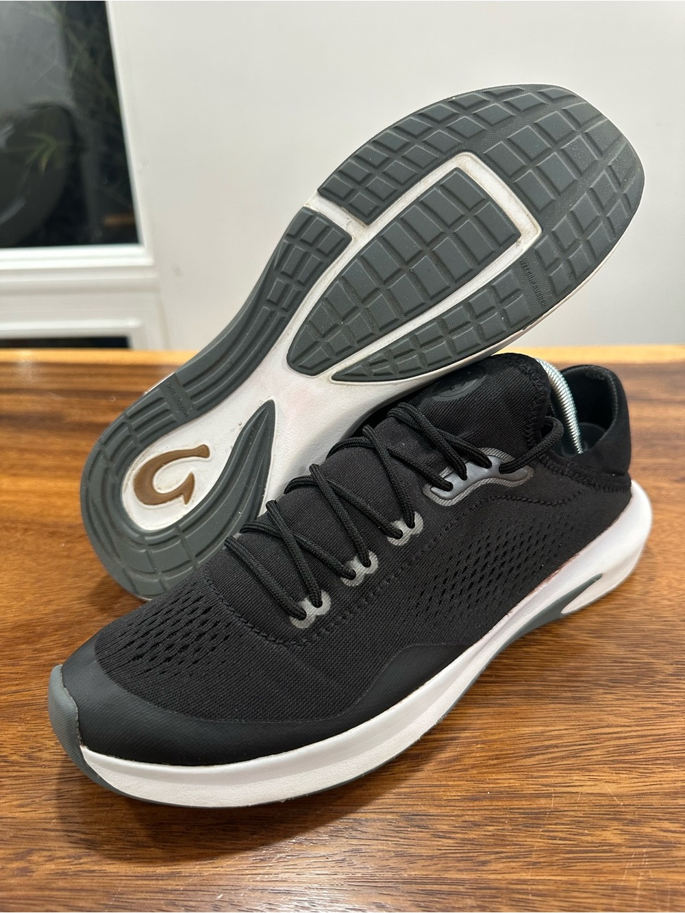 OluKai Kaholo Womens Black Training Sneakers, Size 11 EU 41 Drop-In Heel Slip On